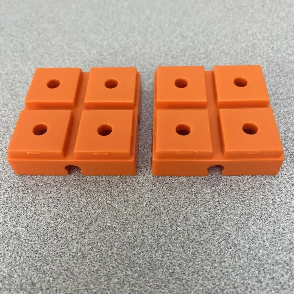 Vintage Tinker Toy Toy Maker‎ Mixed Lot Of 14 Vintage Orange Plastic Pieces